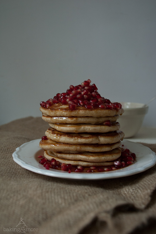 Apfel-Pancakes mit Granatapfel {Apple Pancakes with Pomegranate}